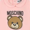 Moschino Tutina rosa per neonata con Teddy Bear e logo - immagine 2