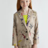 Liu Jo Blazer in principe di galles con stampa
